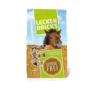 Lecker Bricks Getreidefrei- bezbożowe smakołyki dla koni 1kg