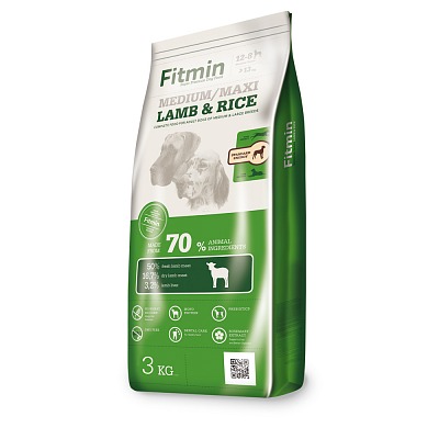 Fitmin dog medium – maxi lamb&rice 3kg