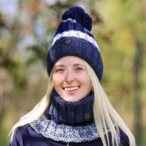Czapka zimowa z kominem - Horsenjoy Estera