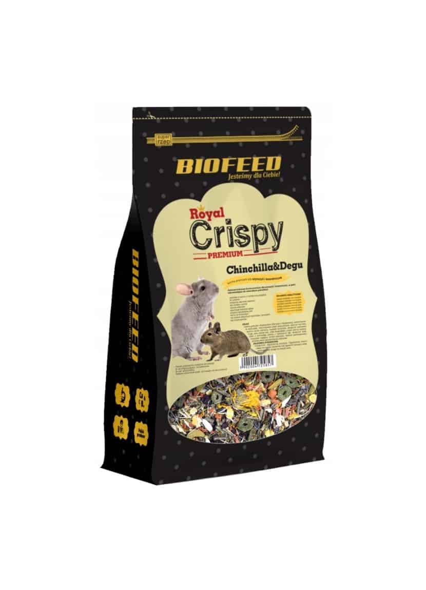 Biofeed Royal Crispy Premium – karma dla szynszyli i koszatniczek 0,75 kg