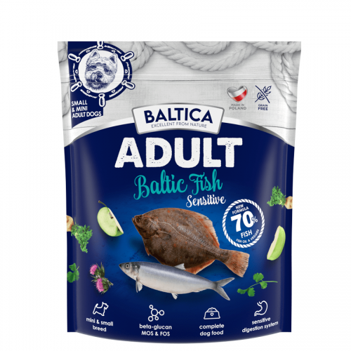 Baltica z rybami bałtyckimi Baltic-Fish – dla ras małych 1kg